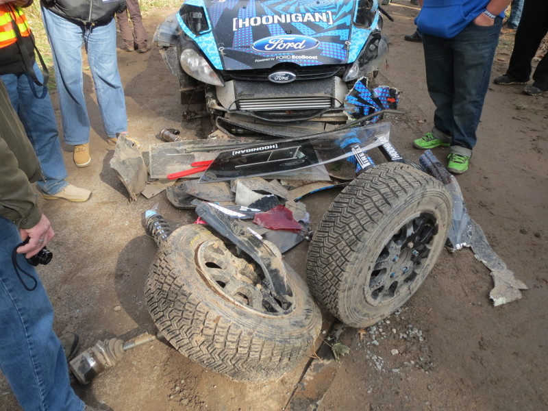 Illustration for article titled Ken Block crashed at Lake Superior Performance Rally...